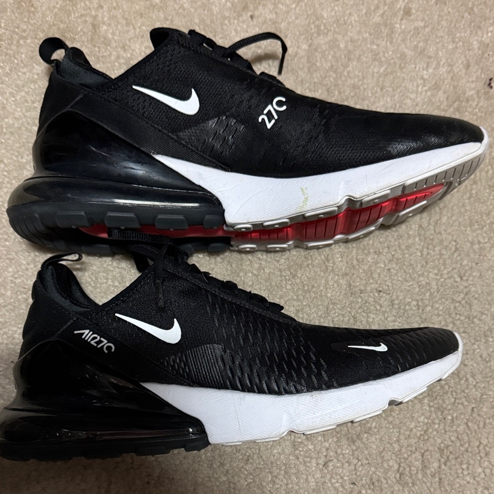 Nike Air Max 270 Black and White Sneakers